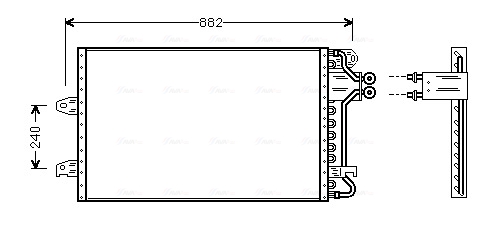 Ava Cooling Airco condensor VN5140