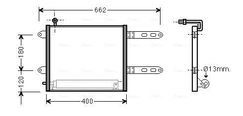 Ava Cooling Airco condensor VN5178D