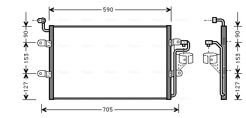 Ava Cooling Airco condensor VN5181
