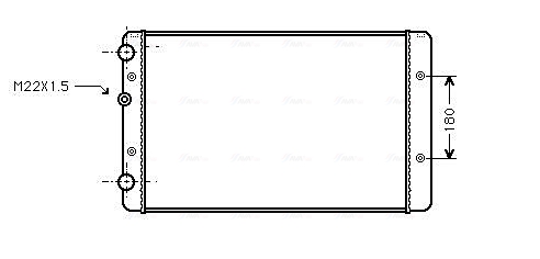 Ava Cooling Radiateur VNA2027