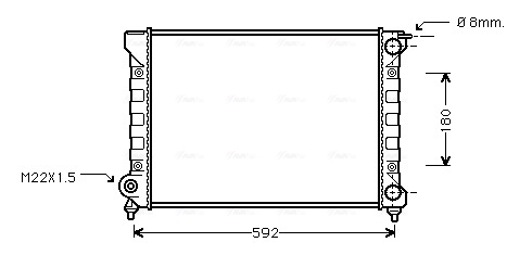 Ava Cooling Radiateur VNA2045