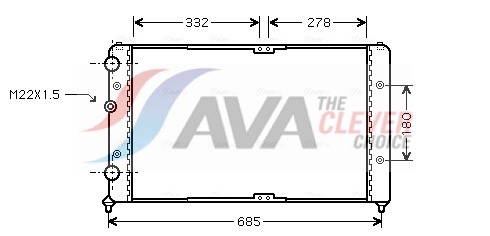 Ava Cooling Radiateur VNA2191