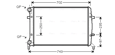 Ava Cooling Radiateur VNA2272