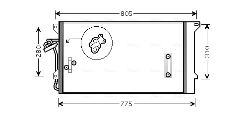 Ava Cooling Airco condensor VNA5244D