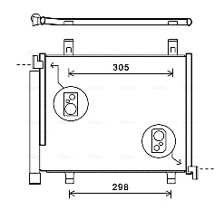 Ava Cooling Airco condensor VNA5327D