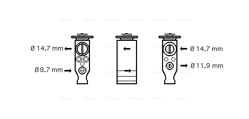 Ava Cooling Airco expansieklep VO1160