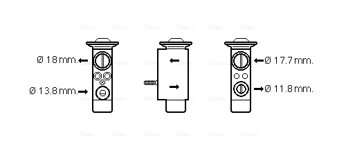 Ava Cooling Airco expansieklep VO1162
