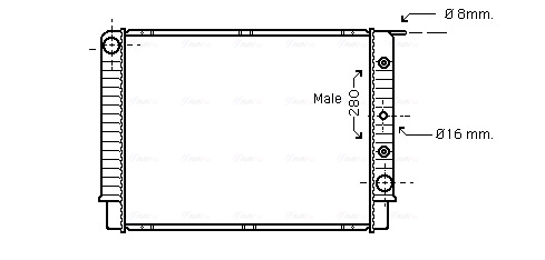 Ava Cooling Radiateur VO2062