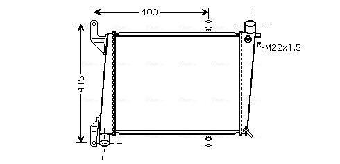 Ava Cooling Radiateur VO2127