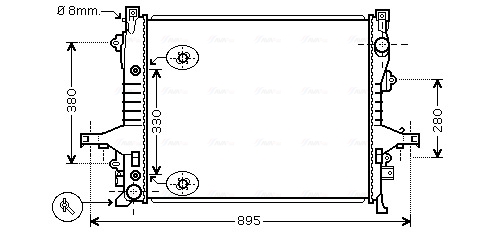 Ava Cooling Radiateur VO2133