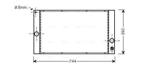 Ava Cooling Radiateur VOA2141