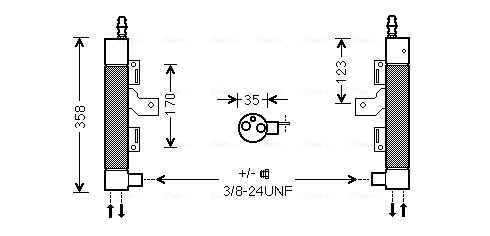 Ava Cooling Airco droger/filter VOD153