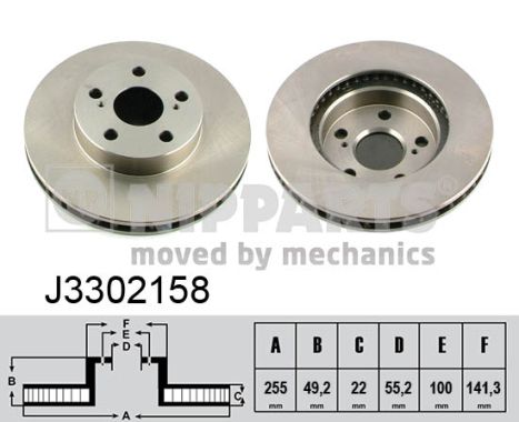 Nipparts Remschijven J3302158