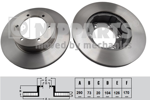Nipparts Remschijven J3305041