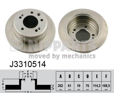 Nipparts Remschijven J3310514