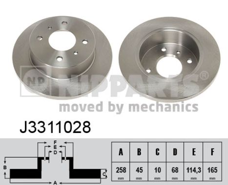 Nipparts Remschijven J3311028