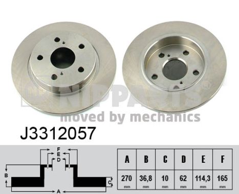 Nipparts Remschijven J3312057