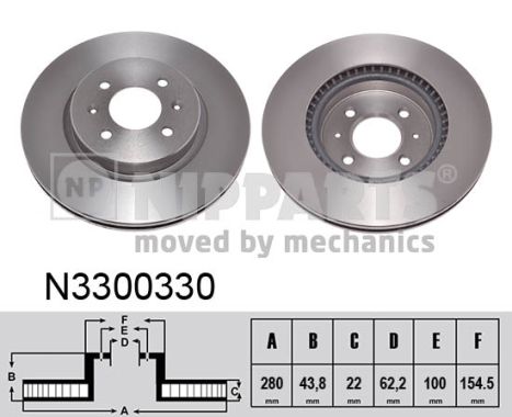 Nipparts Remschijven N3300330