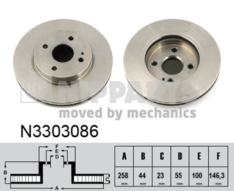 Nipparts Remschijven N3303086