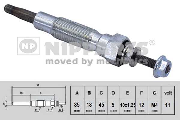 Nipparts Gloeibougie N5715021