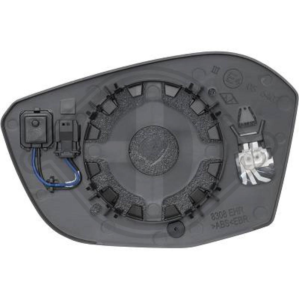 Diederichs Buitenspiegelglas 4237228