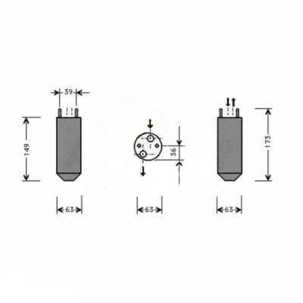 Diederichs Airco droger/filter 8695001