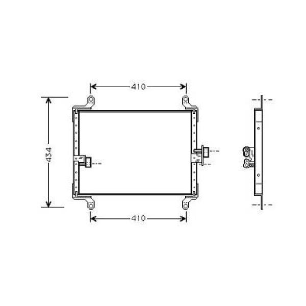 Diederichs Airco condensor DCC1140