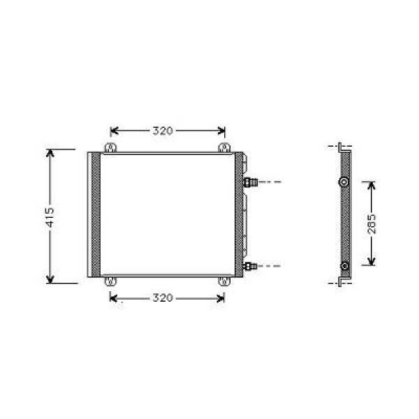 Diederichs Airco condensor DCC1328