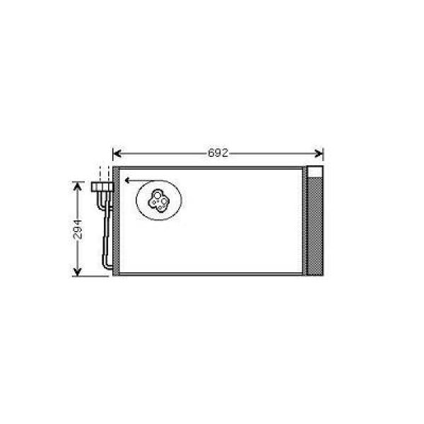 Diederichs Airco condensor DCC1566