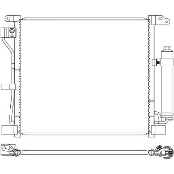 Diederichs Airco condensor DCC1616