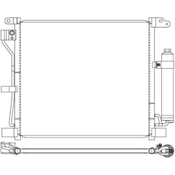 Diederichs Airco condensor DCC1719