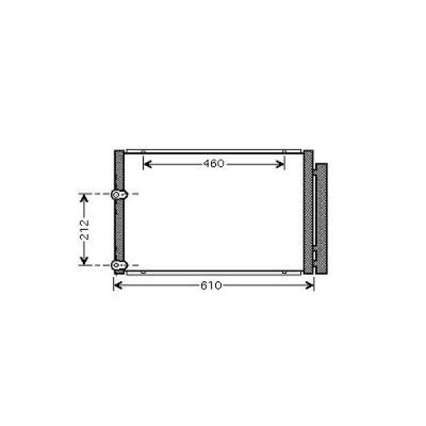 Diederichs Airco condensor DCC1825