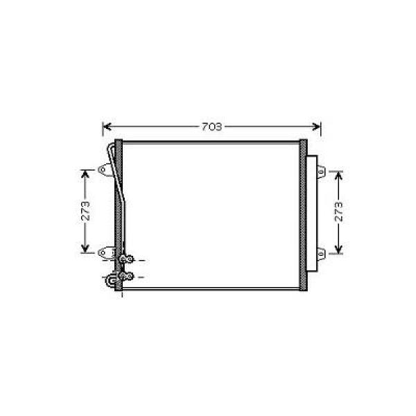 Diederichs Airco condensor DCC1858