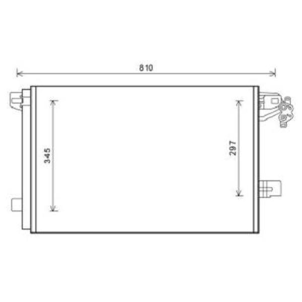 Diederichs Airco condensor DCC1864