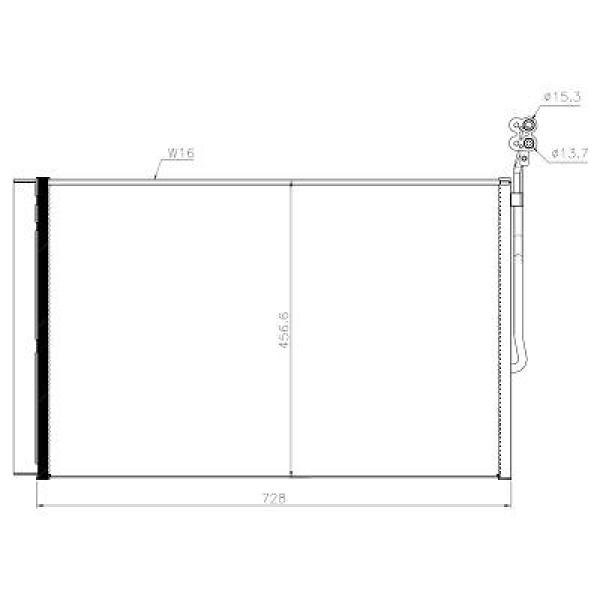 Diederichs Airco condensor DCC1866