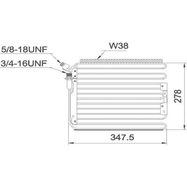 Diederichs Airco condensor DCC1997