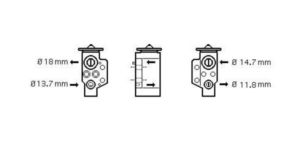 Diederichs Airco expansieklep DCE1094