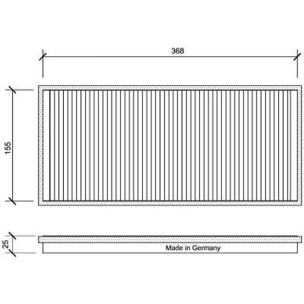 Diederichs Interieurfilter DCI1025