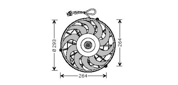 Diederichs Ventilator aircocondensor DCL1022