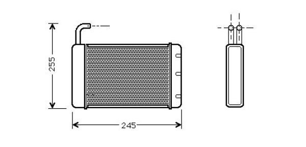 Diederichs Kachelradiateur DCM1006