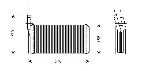 Diederichs Kachelradiateur DCM1270