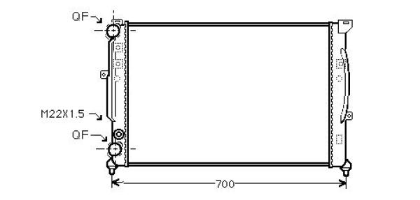 Diederichs Radiateur DCM1454