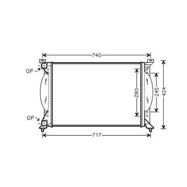 Diederichs Radiateur DCM1466