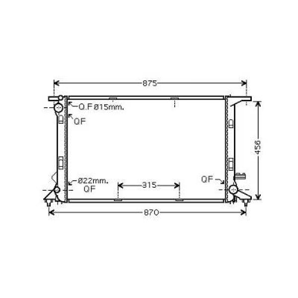 Diederichs Radiateur DCM1489