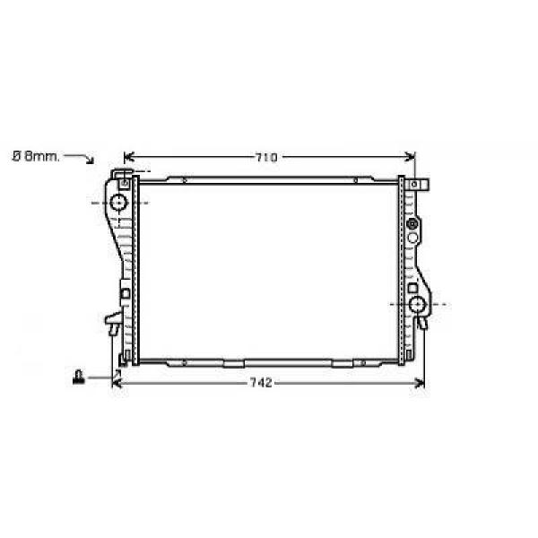 Diederichs Radiateur DCM1548