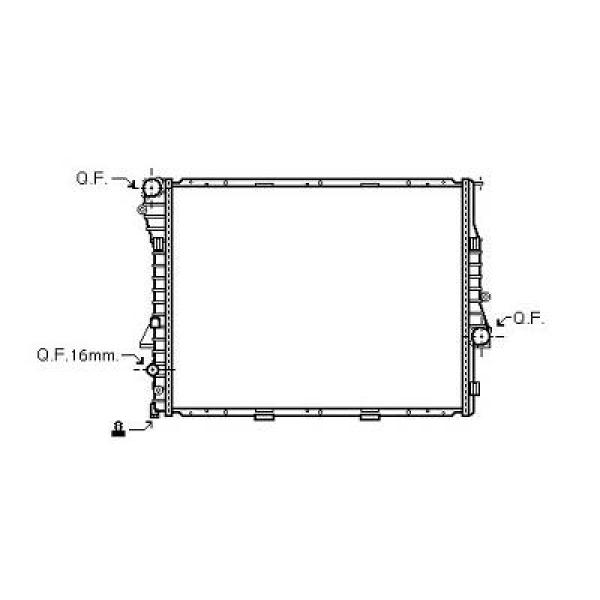 Diederichs Radiateur DCM1562