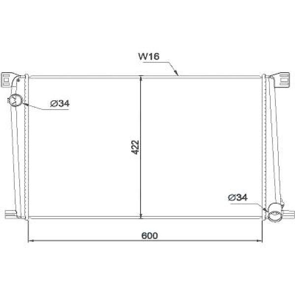 Diederichs Radiateur DCM1588