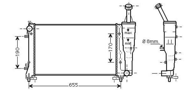 Diederichs Radiateur DCM1979