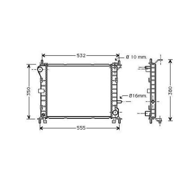 Diederichs Radiateur DCM2063