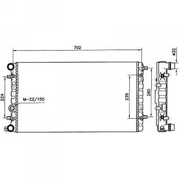 Diederichs Radiateur DCM2072